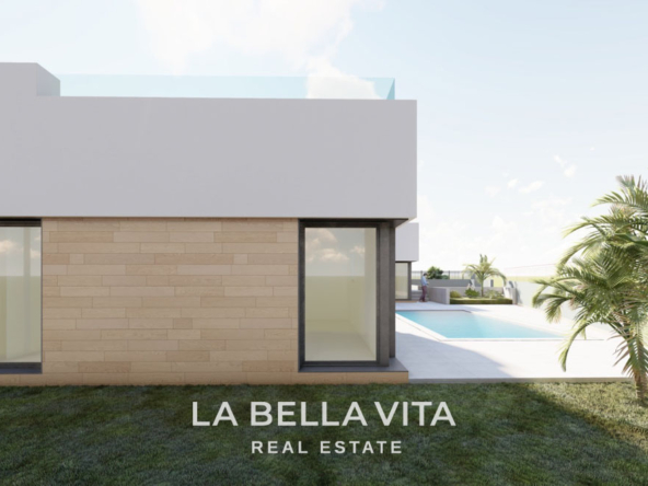 New Build one level Villa with private pool for sale in La Marina Oasis Urbanisation, Alicante