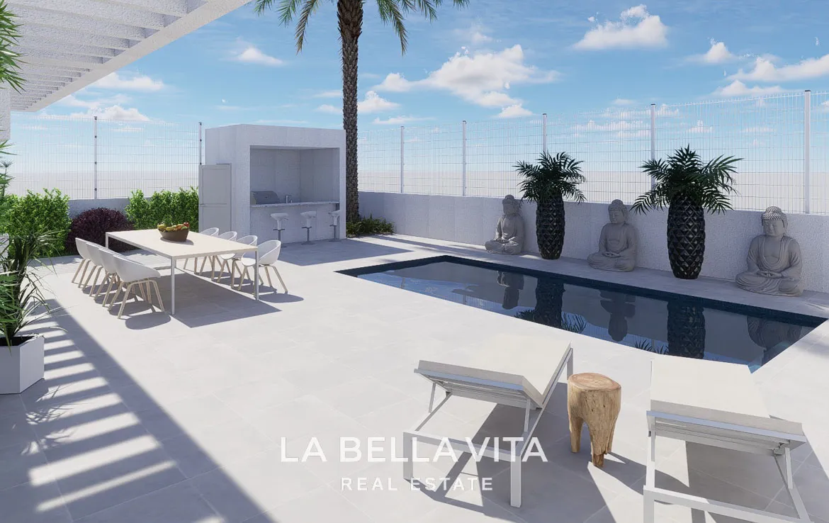 New Build Single Storey Villa with Private Pool for Sale in Polop de la Marina