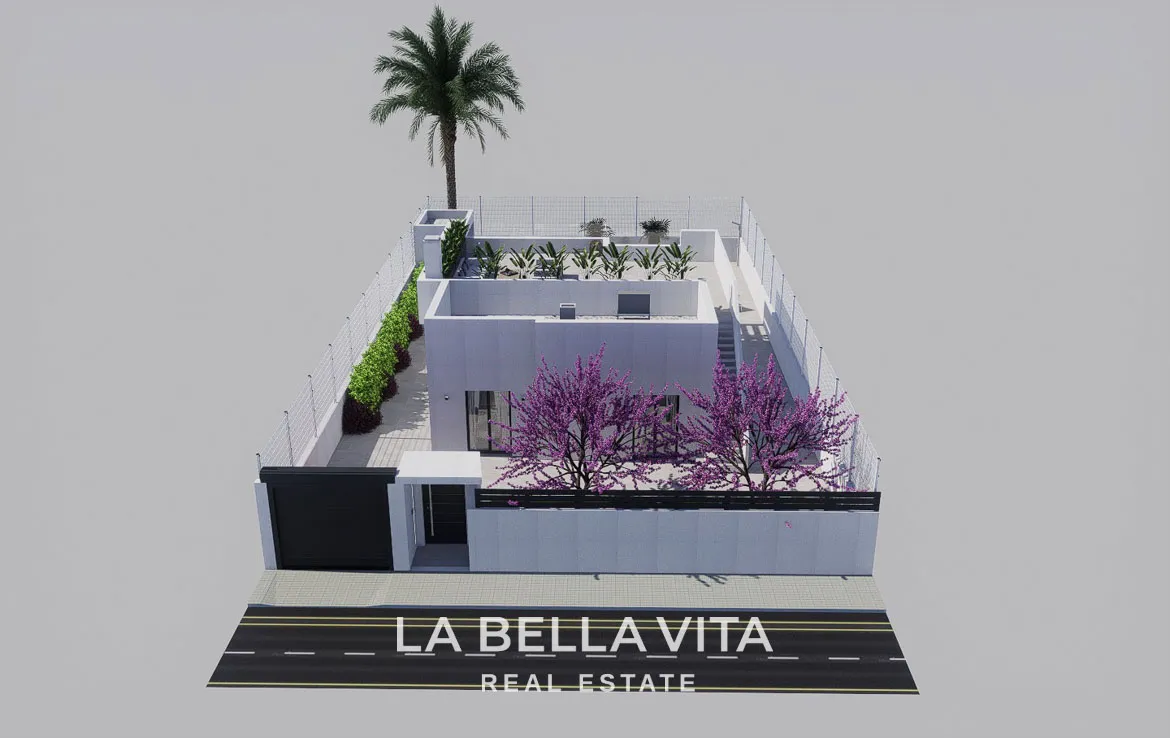 New Build Single Storey Villa with Private Pool for Sale in Polop de la Marina