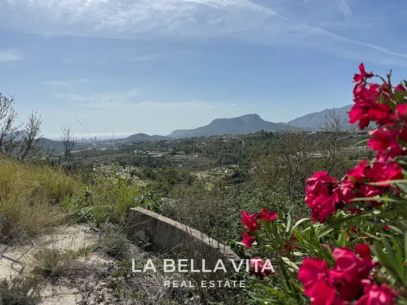 Exclusive Urbanizable Plot for Sale in Benissa – 2,558 m² with 8,196 m² Buildable for 90 Homes with sea views - Ideal for Residential Development