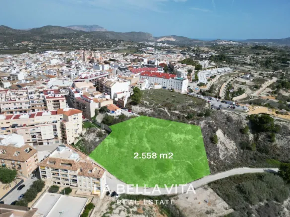 Exclusive Urbanizable Plot for Sale in Benissa – 2,558 m² with 8,196 m² Buildable for 90 Homes with sea views - Ideal for Residential Development