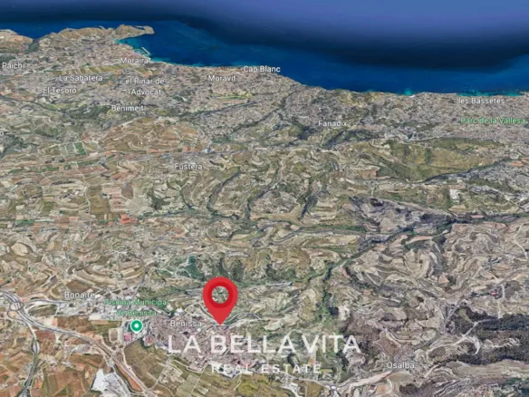 Exclusive Urbanizable Plot for Sale in Benissa – 2,558 m² with 8,196 m² Buildable for 90 Homes with sea views - Ideal for Residential Development