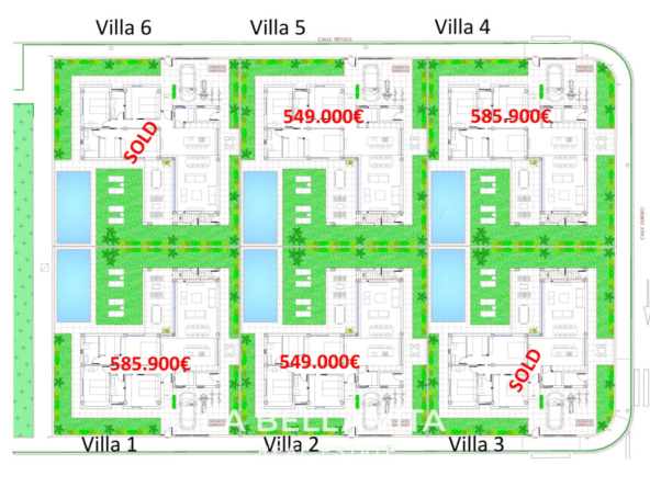 Independent New Build Villas for Sale in Mar de Cristal, Murcia, Spain