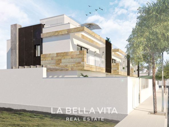 Modern New Build Townhouses with private pools for sale in San Pedro del Pinatar, Murcia