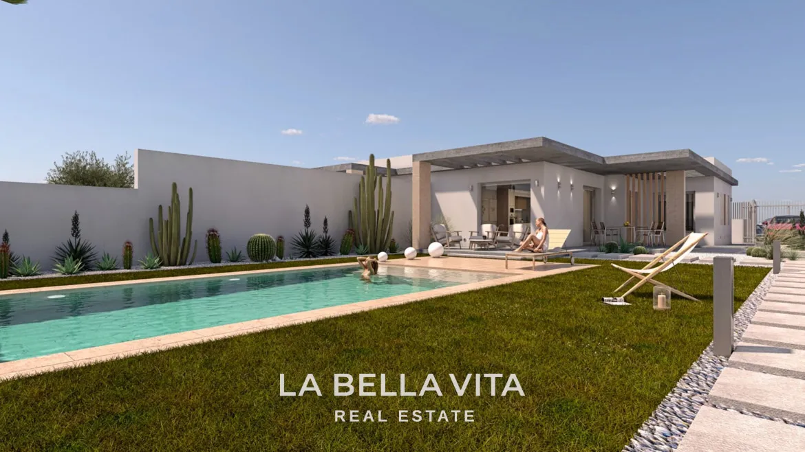 New Build Single-Storey Villas for sale in Santiago de la Ribera, Murcia
