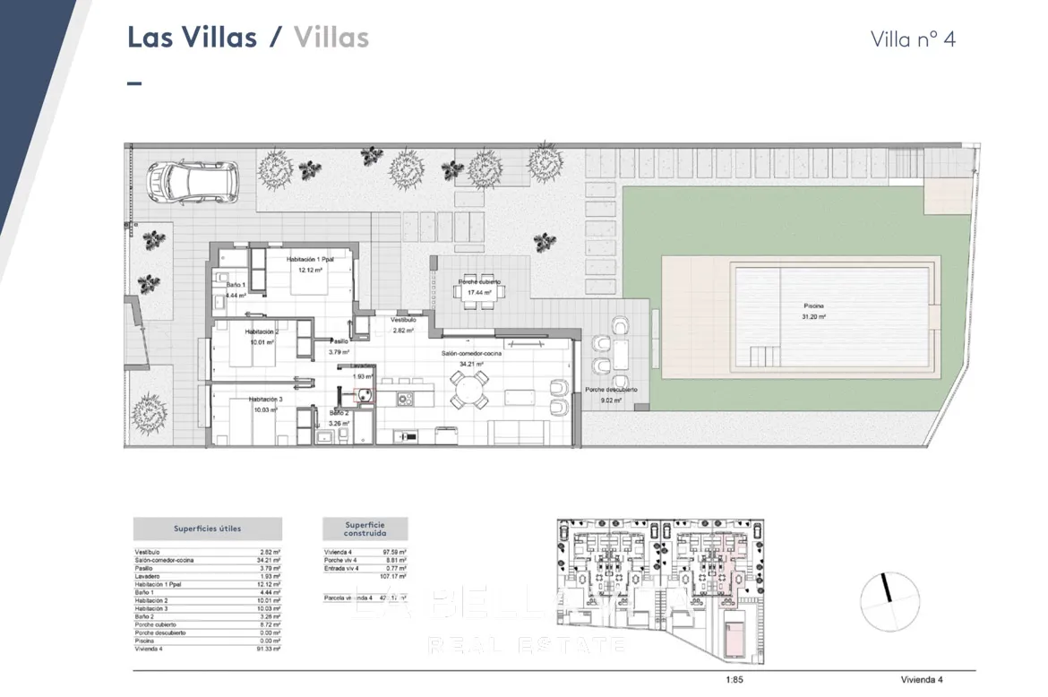 New Build Single-Storey Villas for sale in Santiago de la Ribera, Murcia