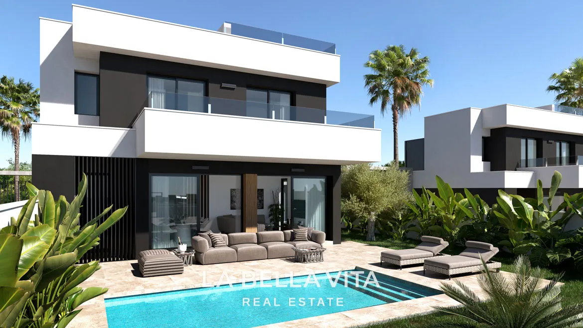 Beautiful New Build Villas with Private pools for sale in Ciudad Quesada, Alicante