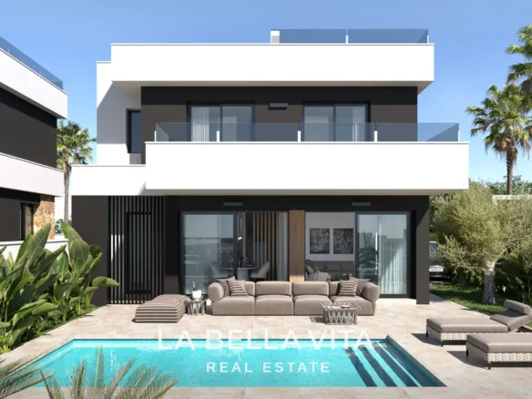 Beautiful New Build Villas with Private pools for sale in Ciudad Quesada, Alicante