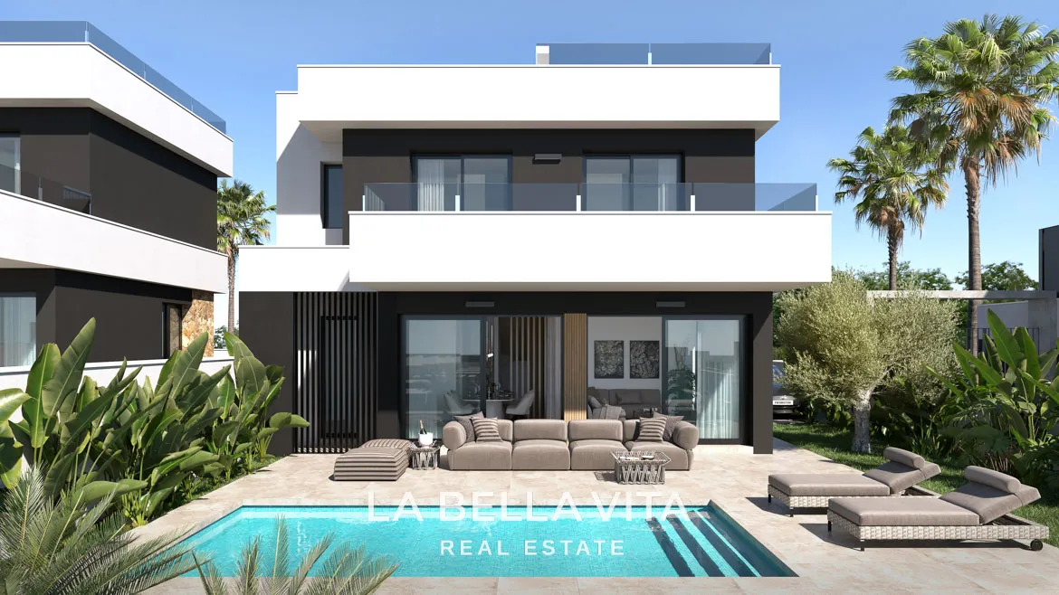 Beautiful New Build Villas with Private pools for sale in Ciudad Quesada, Alicante