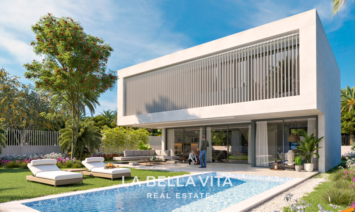 Luxury Independent New Build Villas with for sale in La Marina Urbanisation, Alicante