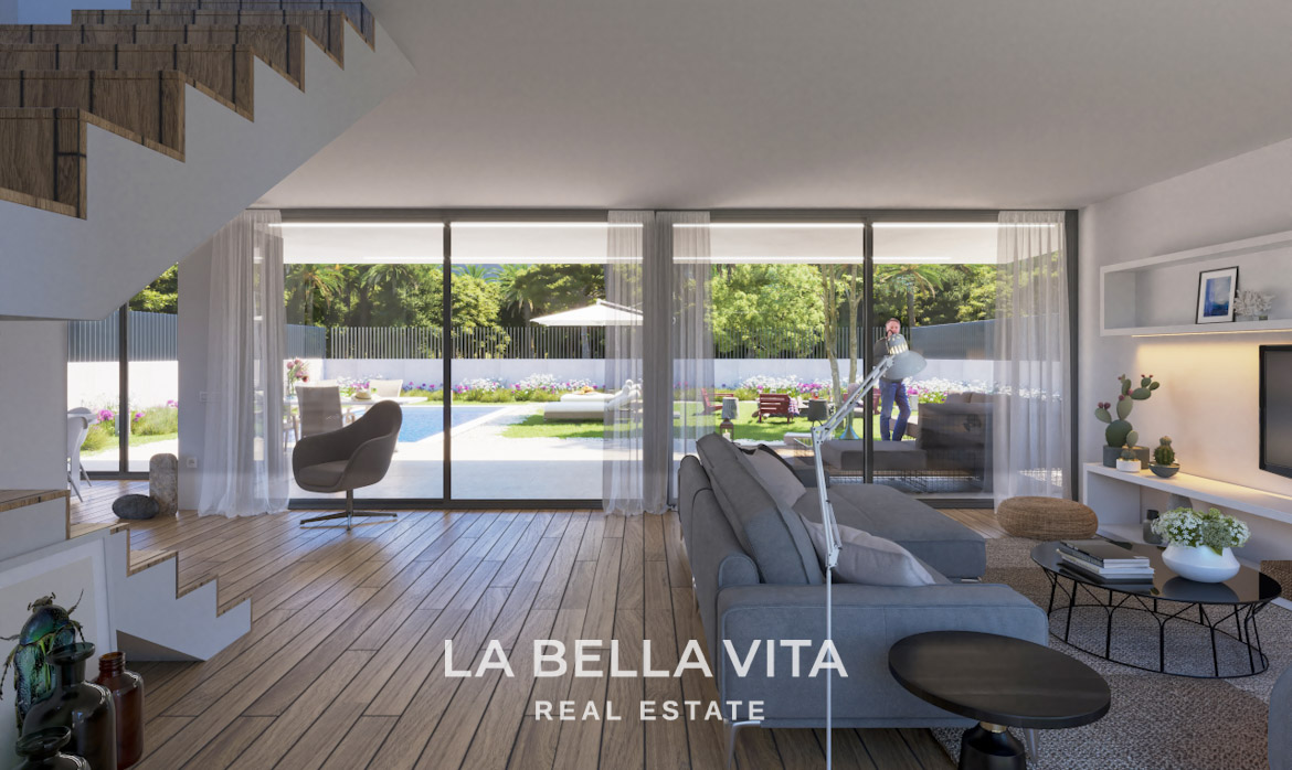 Luxury Independent New Build Villas with for sale in La Marina Urbanisation, Alicante