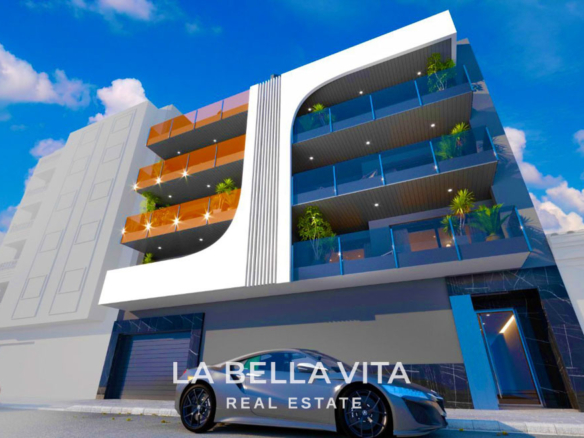 Luxury New Build Apartments for sale by the beach in Torrevieja, Spain