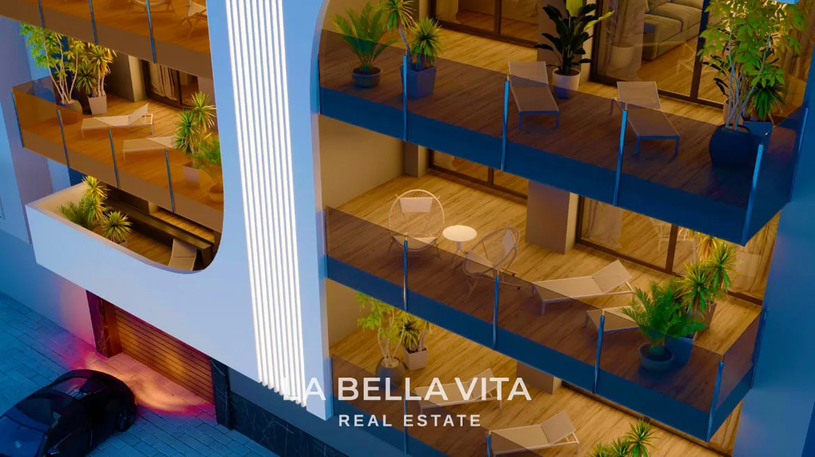 Luxury New Build Apartments for sale by the beach in Torrevieja, Spain