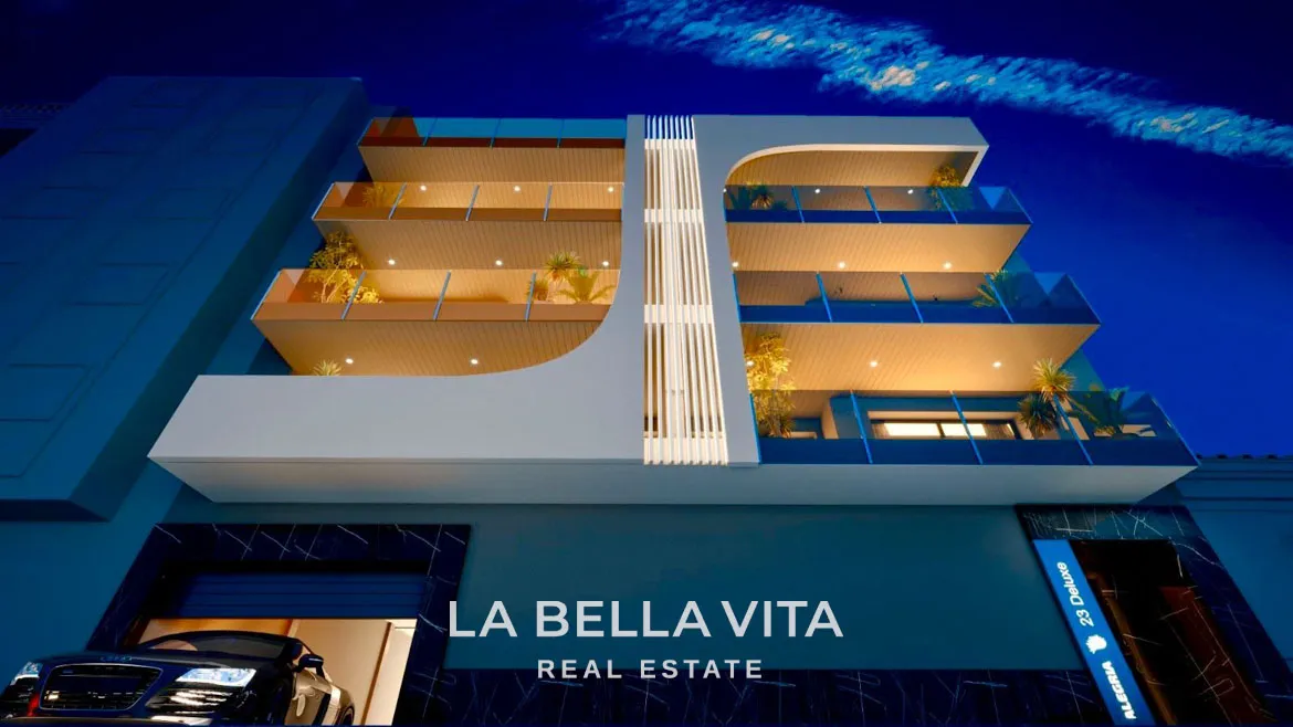 Luxury New Build Apartments for sale by the beach in Torrevieja, Spain