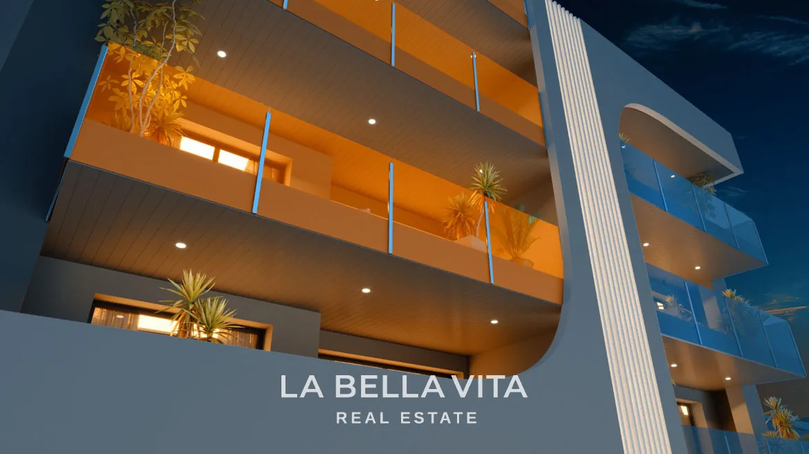 Luxury New Build Apartments for sale by the beach in Torrevieja, Spain