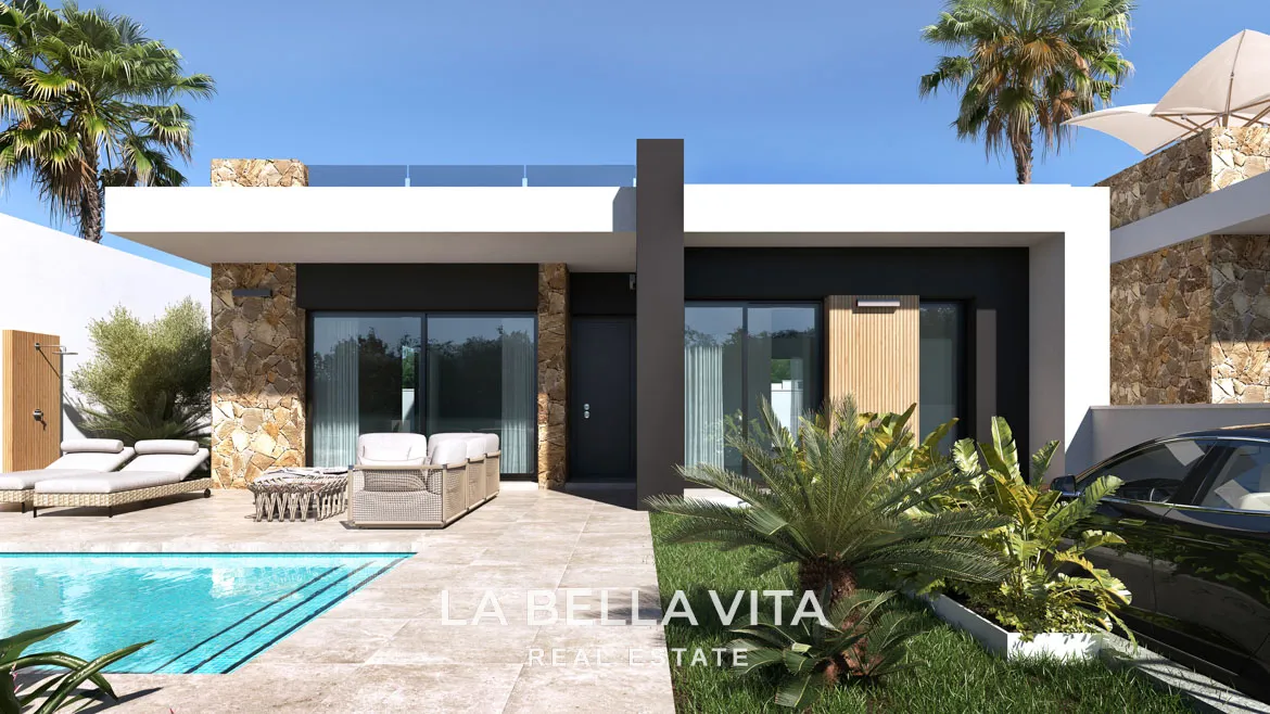 One level New Build Detached Villas for sale in Ciudad Quesada, Alicante