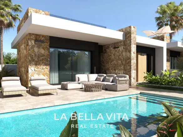 One level New Build Detached Villas for sale in Ciudad Quesada, Alicante