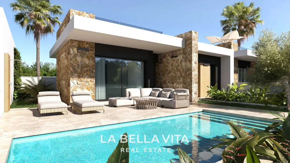 One level New Build Detached Villas for sale in Ciudad Quesada, Alicante