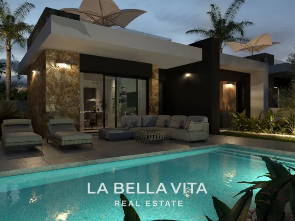 One level New Build Detached Villas for sale in Ciudad Quesada, Alicante