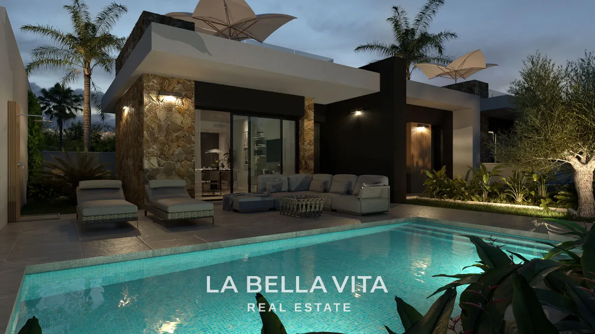 One level New Build Detached Villas for sale in Ciudad Quesada, Alicante