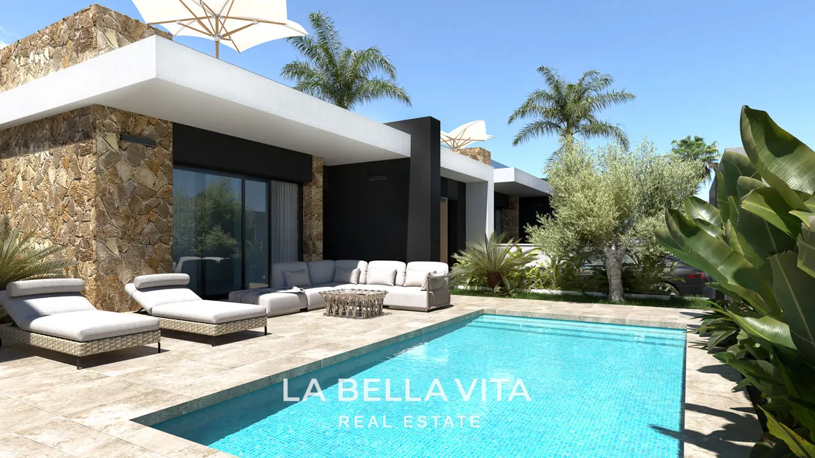One level New Build Detached Villas for sale in Ciudad Quesada, Alicante