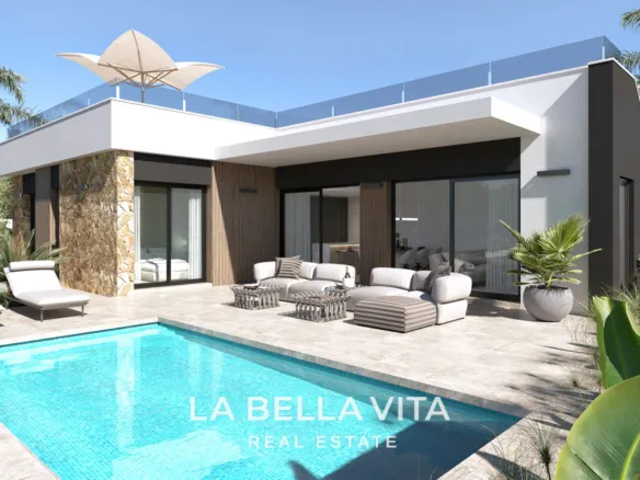 Single-storey New Build Villas with Private pools for sale in Ciudad Quesada, Alicante