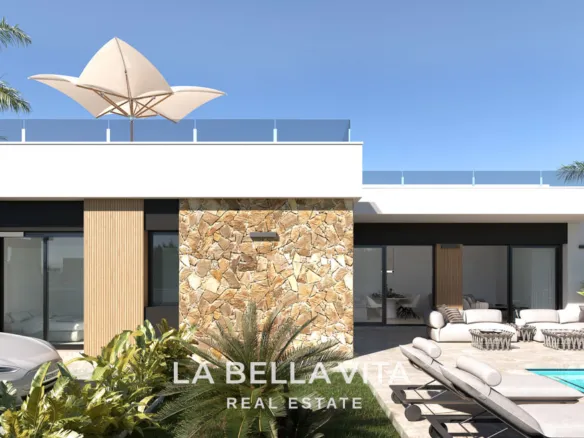 Single-storey New Build Villas with Private pools for sale in Ciudad Quesada, Alicante