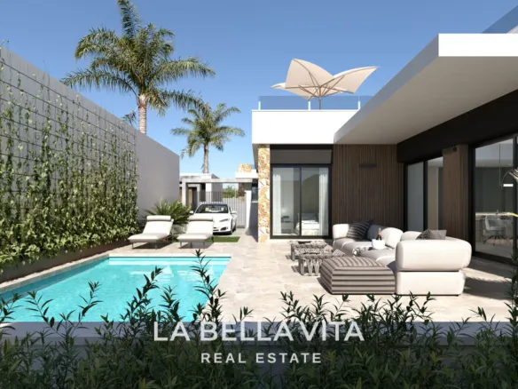 Single-storey New Build Villas with Private pools for sale in Ciudad Quesada, Alicante