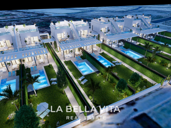 Exclusive Beachfront Villas with private pools and sea views for sale in Los Alcazares – Prime Location on the Mar Menor