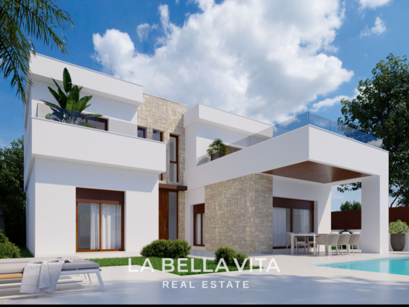 Independent Luxury New Build Villas for sale in Vistabella Golf with Private Pools