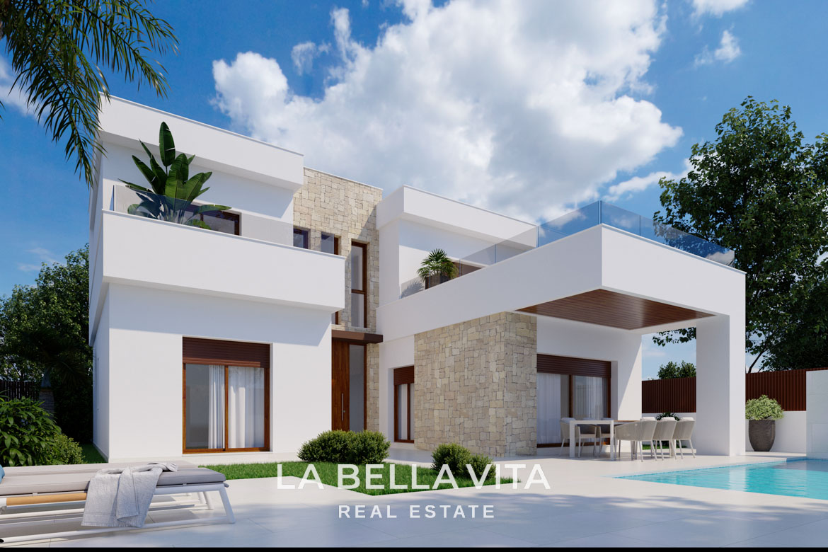 Independent Luxury New Build Villas for sale in Vistabella Golf with Private Pools