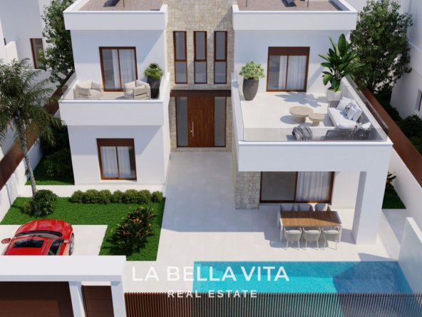 Independent Luxury New Build Villas for sale in Vistabella Golf with Private Pools