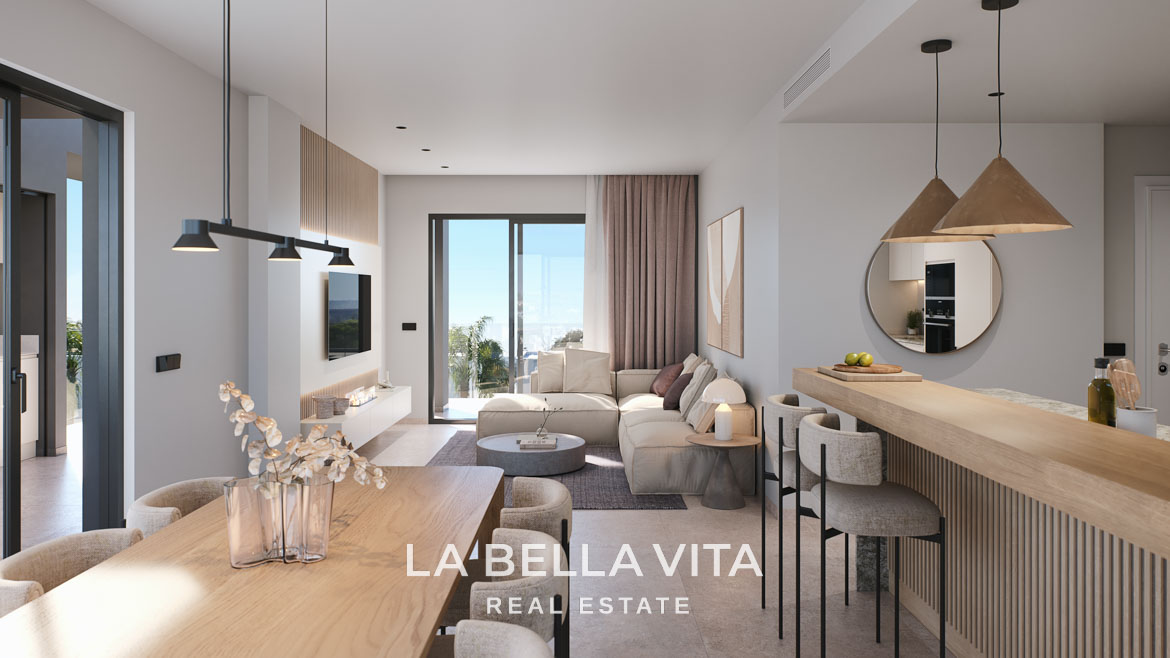 Luxury New Build Apartments for Sale in Santa Rosalía Lake and Life Resort, Torre Pacheco, Murcia