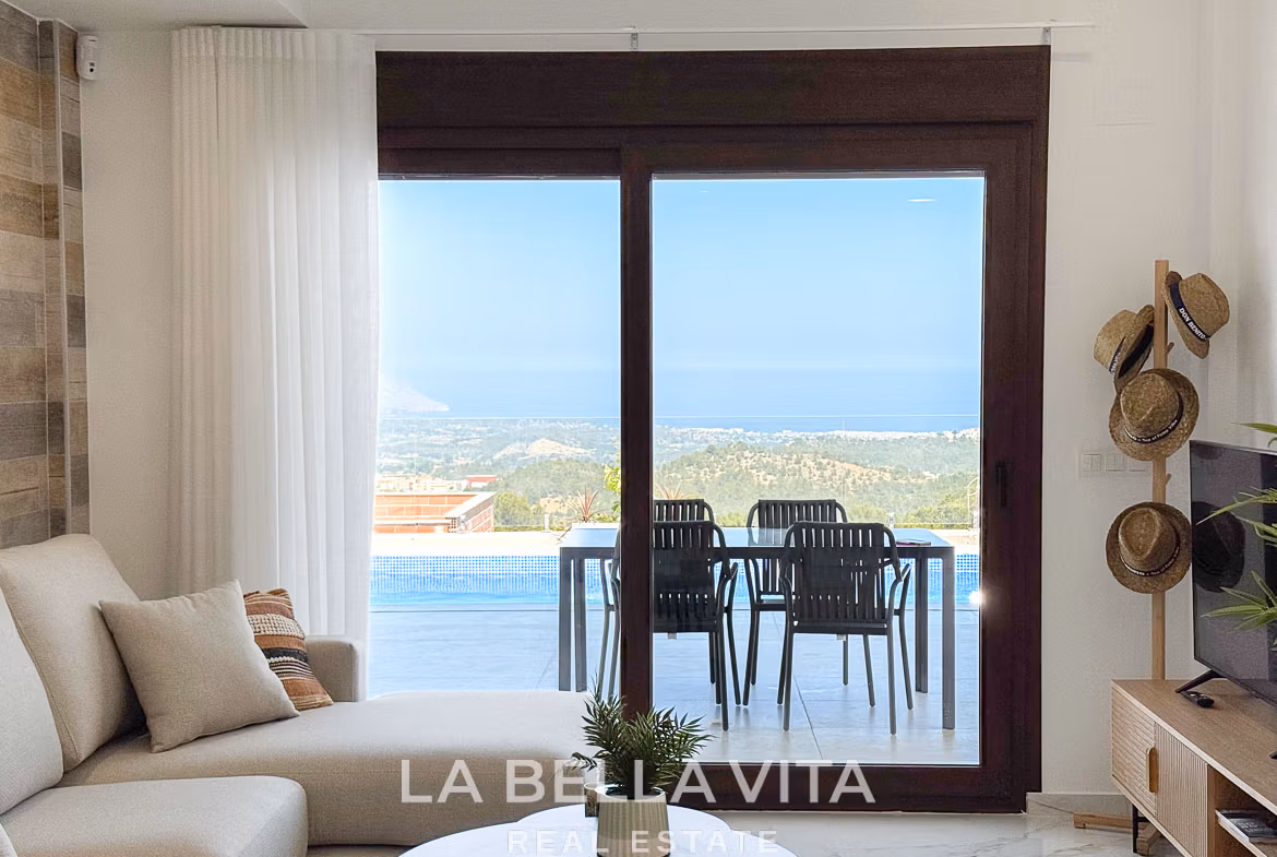 Luxury New Build Properties with sea views for sale in Polop Hills