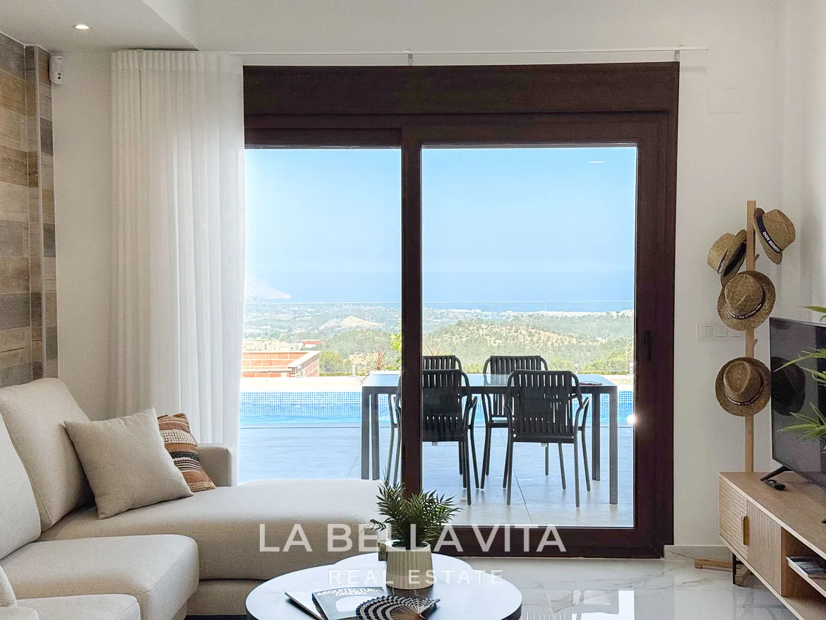 Luxury New Build Properties with sea views for sale in Polop Hills