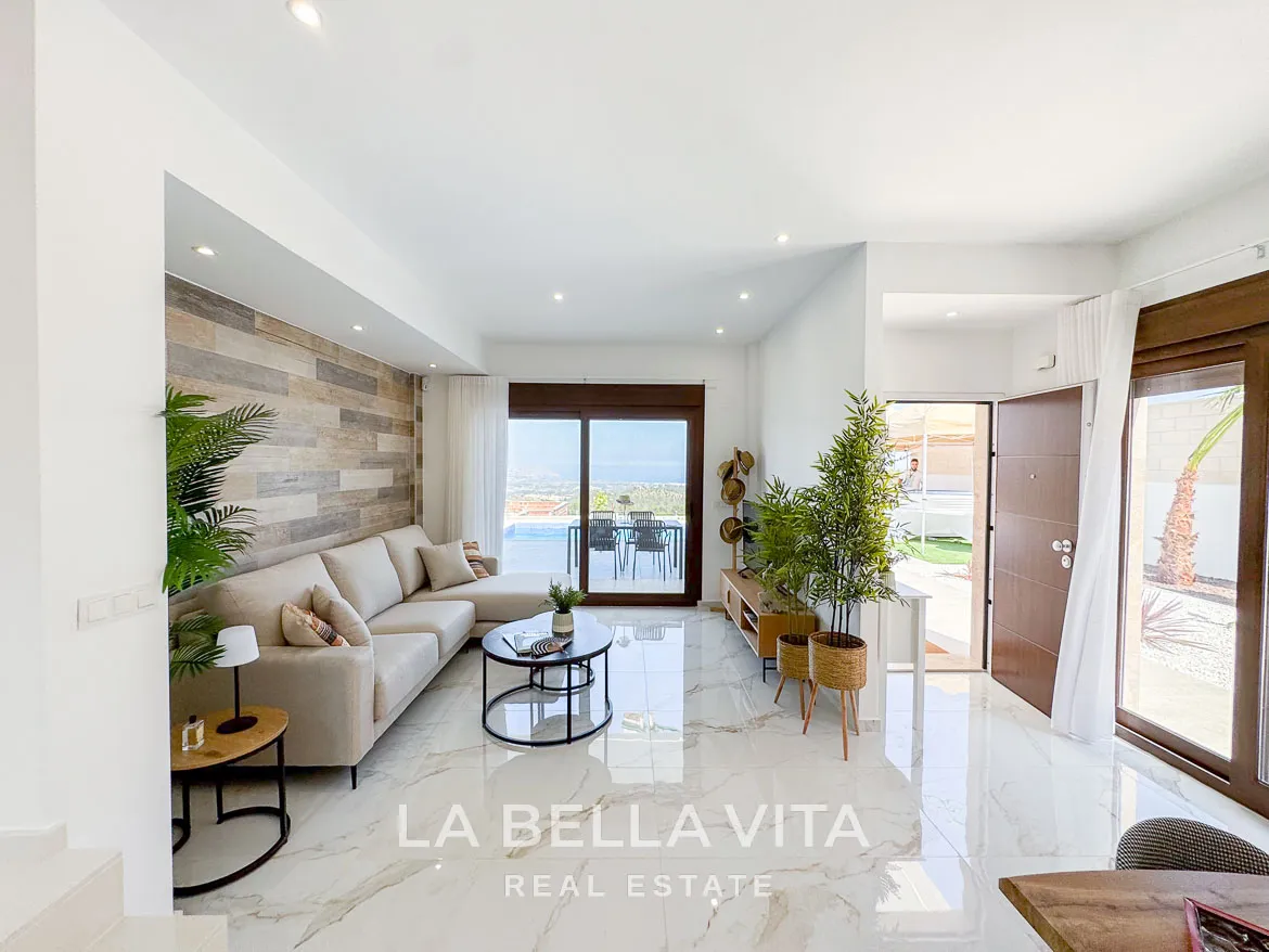 Luxury New Build Properties with sea views for sale in Polop Hills