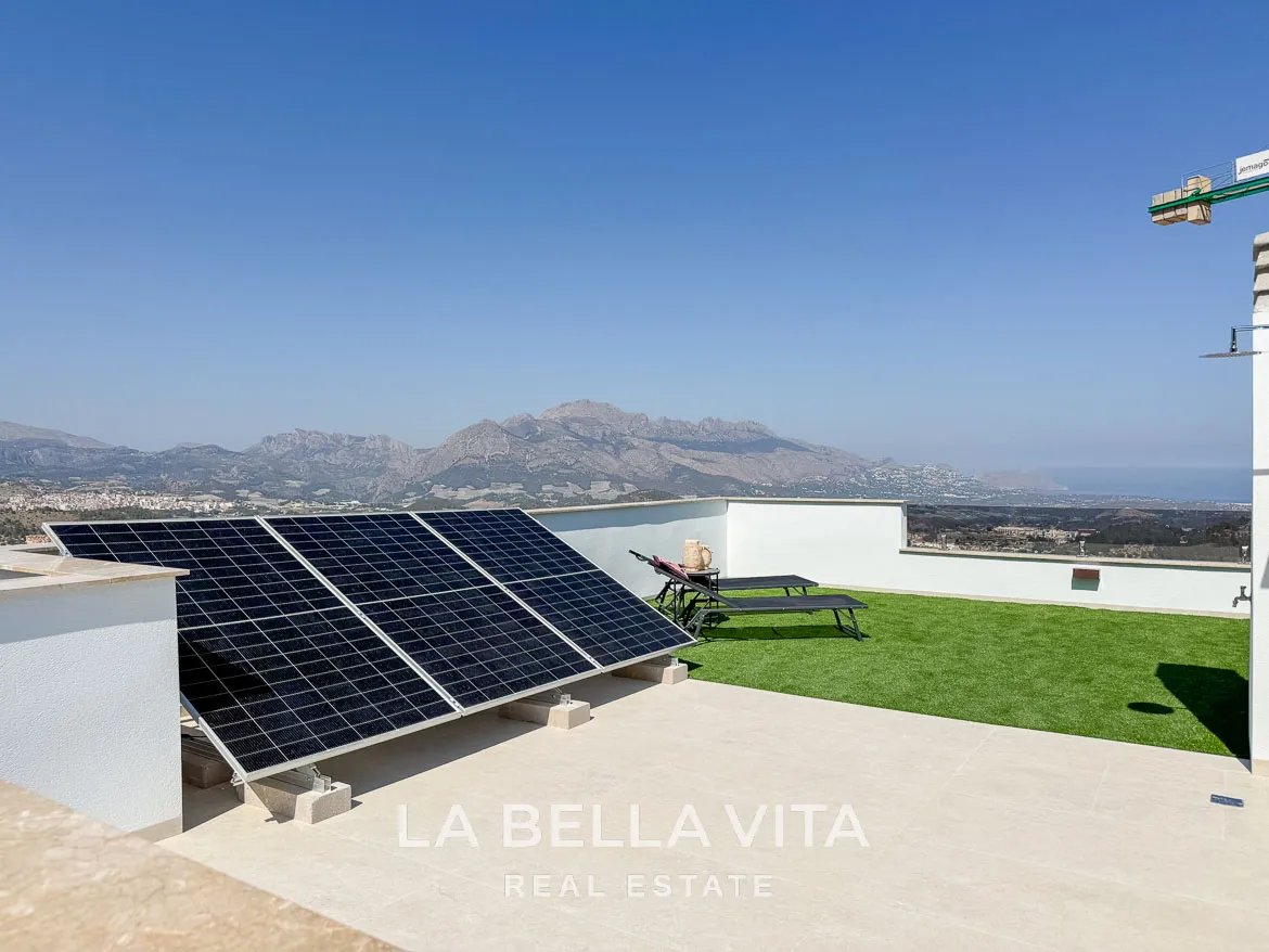 Luxury New Build Properties with sea views for sale in Polop Hills
