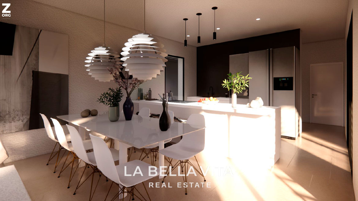 Luxury New Build Villas with Basement, Solarium and a Private Pool for Sale in Santa Rosalía Resort, Murcia