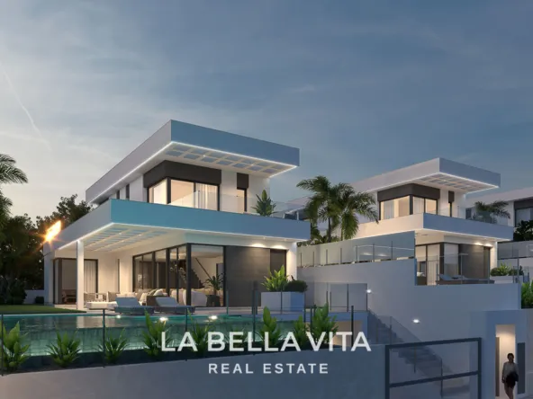 New Build Luxury Properties with Private Pool for Sale in Sierra Cortina, Finestrat