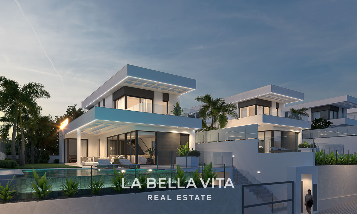 New Build Luxury Properties with Private Pool for Sale in Sierra Cortina, Finestrat