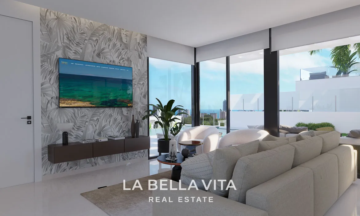 New Build Luxury Properties with Private Pool for Sale in Sierra Cortina, Finestrat