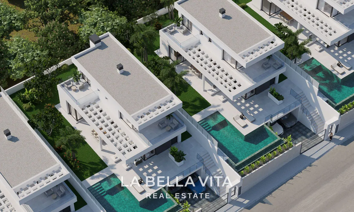 New Build Luxury Properties with Private Pool for Sale in Sierra Cortina, Finestrat