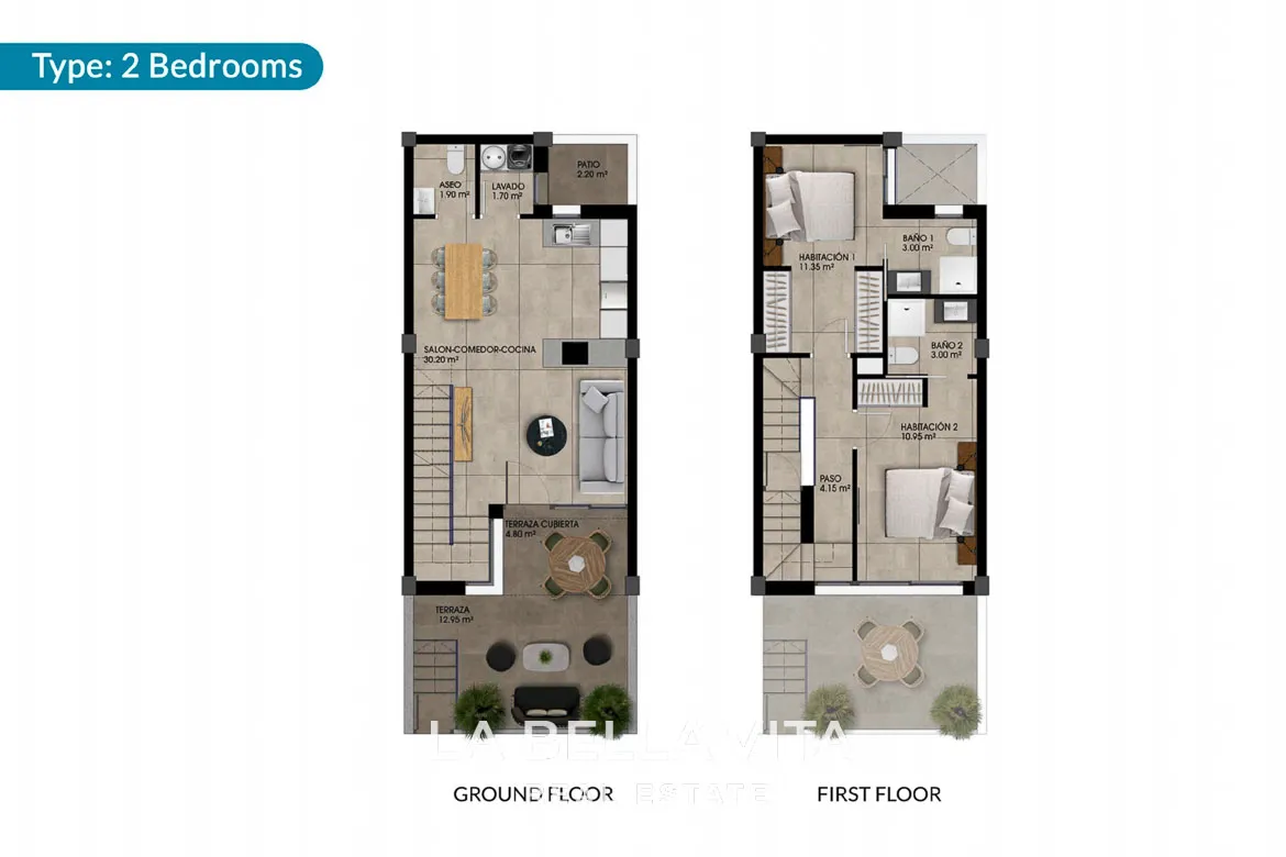 New Build Townhouses for sale in Dolores – Affordable Properties with a Communal Pool