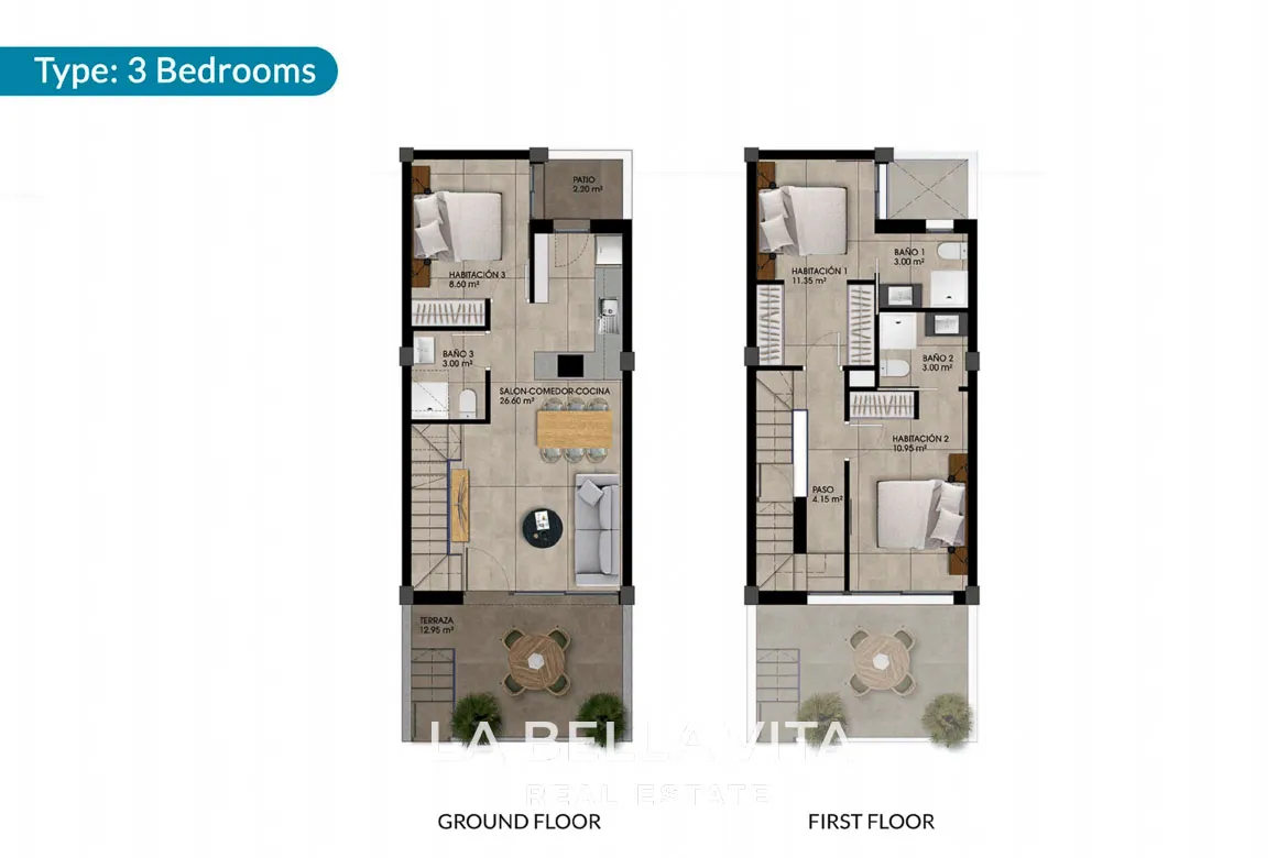 New Build Townhouses for sale in Dolores – Affordable Properties with a Communal Pool