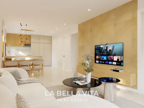 Modern Semi-Detached single-storey New Build Villas for Sale in Vistabella Golf with Private Pool and optional solarium