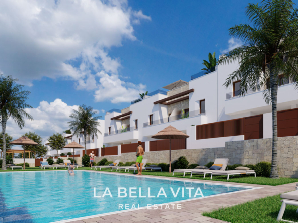 Modern Townhouses for Sale in Vistabella Golf – Spacious new build Homes with Private Solarium & Communal Pool