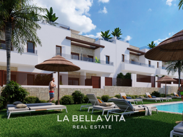 Modern Townhouses for Sale in Vistabella Golf – Spacious new build Homes with Private Solarium & Communal Pool