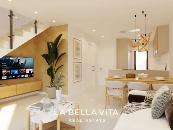 Modern Townhouses for Sale in Vistabella Golf – Spacious new build Homes with Private Solarium & Communal Pool