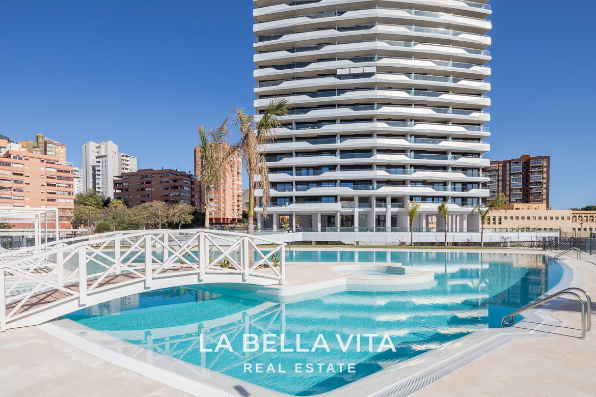 Exclusive New-Build Luxury Apartments with sea views for sale in Benidorm, Playa Poniente