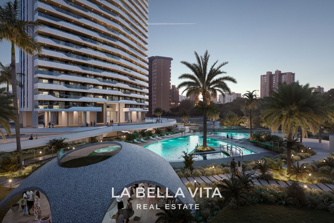 Exclusive New-Build Luxury Apartments with sea views for sale in Benidorm, Playa Poniente